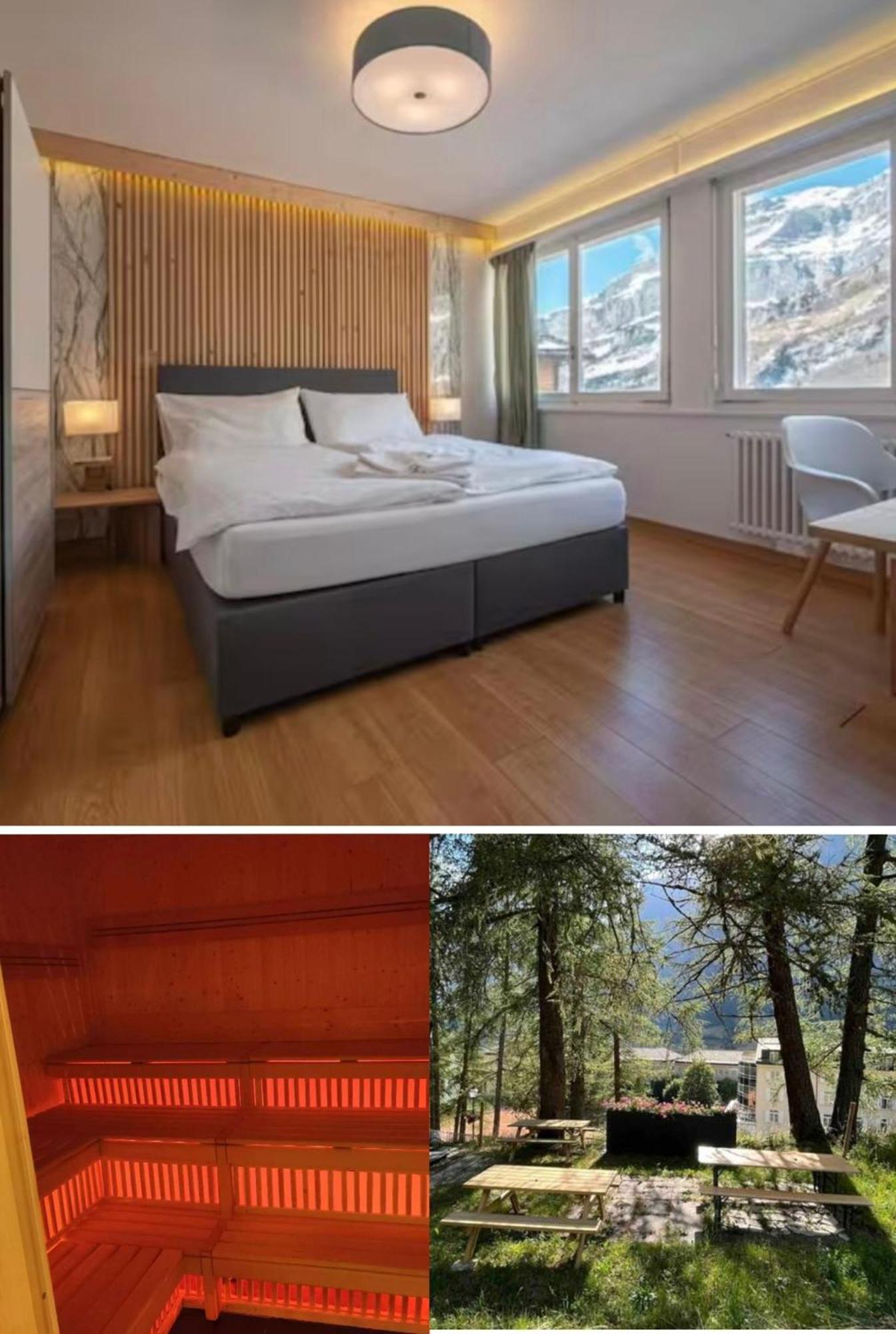 Center, Sauna, View - Haus Linaria Leukerbad Luaran gambar